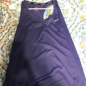 Nike plus size tank top-purple